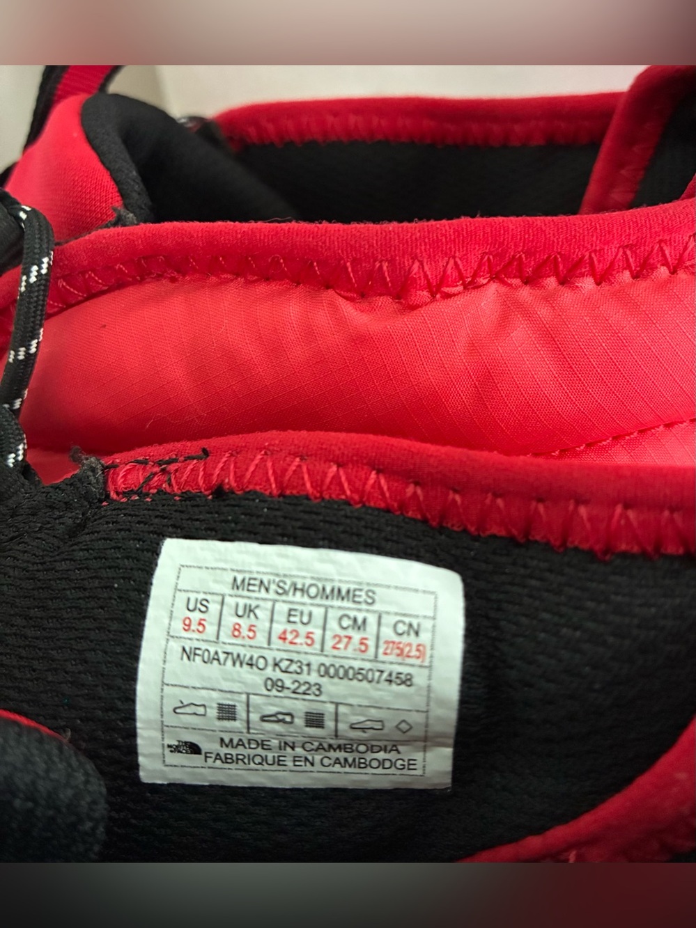 The North Face Men’s Red NSE Chukka Boots, Lace-Up, Rubber Outsole; Size 9.5 - Picture 7 of 13